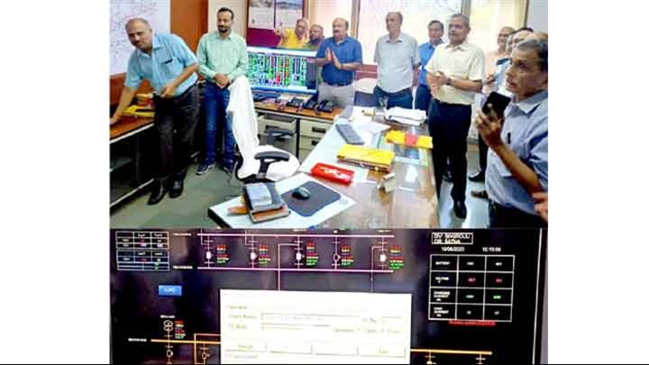 शक्ति भवन जबलपुर में माउस क्लिक करते ही 350 किलोमीटर दूर विंध्य क्षेत्र में पावर ट्रांसफार्मर हुआ ऊर्जीकृत